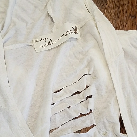 Vintage Havana Sleeveless, Hooded Top - Picture 3 of 3